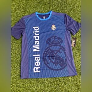 Real Madrid Men's Blue Training Jersey